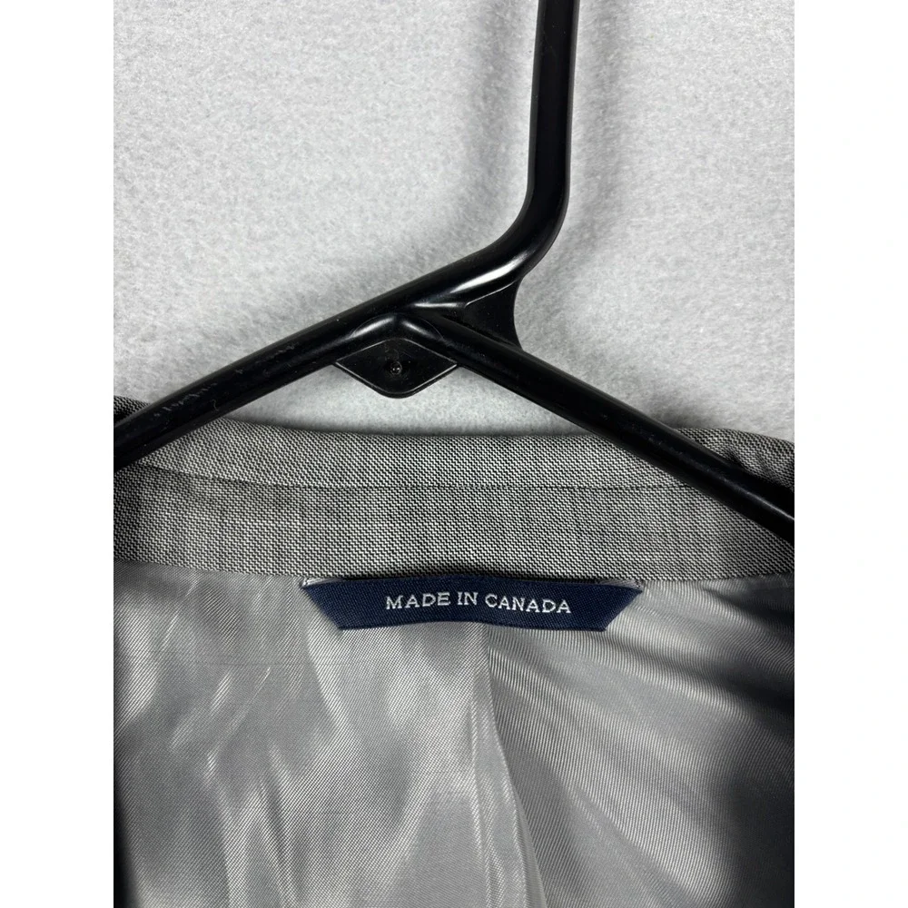 Ralph Lauren 2-Button Wool Blazer Jacket 42L Gray Professional Sport Coat